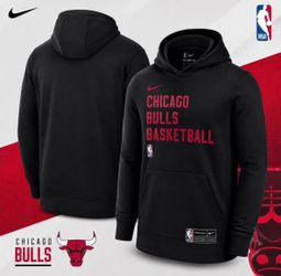 NEW Nike Chicago Bulls Basketball Hoodie Black Men’s