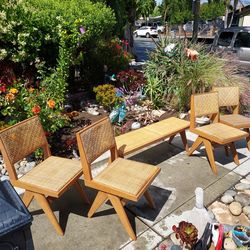 5 PIECE DINNING CHAIR SET