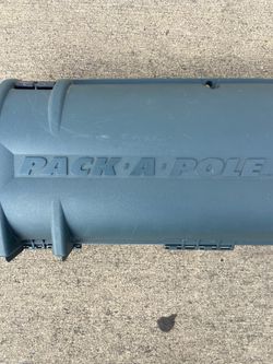 Frabill Pack-A-Pole fishing rod hard carry case