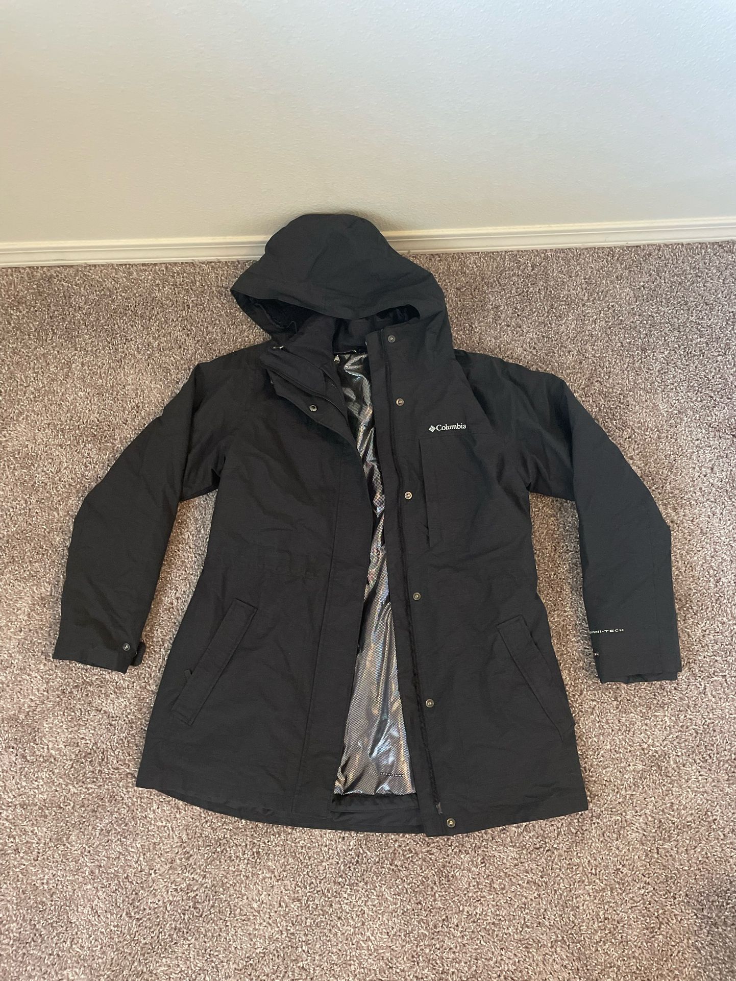 Womens Columbia Rain Coat Interchange Small