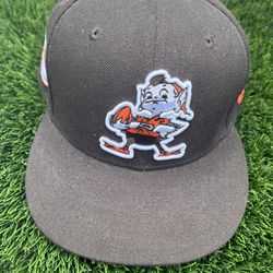 Fitted browns Hat
