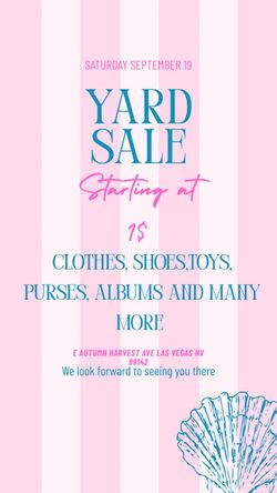 Yard sale !