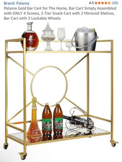 Gold Bar Cart