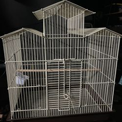 Gently used bird cage