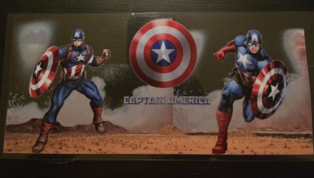 Captain America UV Sticker