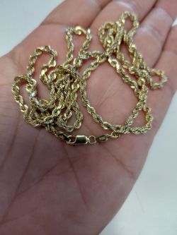 14k Rope Gold chain SOLID