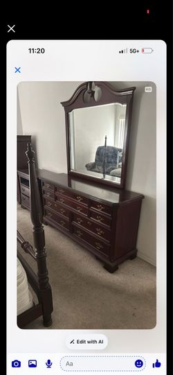 Authentic  dresser/REAL CHERRY WOOD/heavy