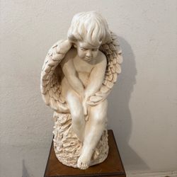Large Cherub Angel Figurine Statue