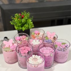 Handmade scented candles