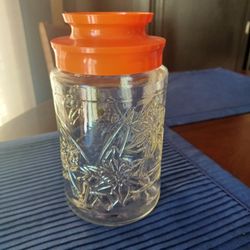 Vintage TANG DRINK Glass Jar 