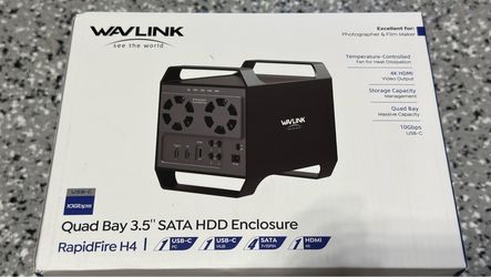 Wavlink RapidFire H4 Quad Bay SATA HDD Enclosure