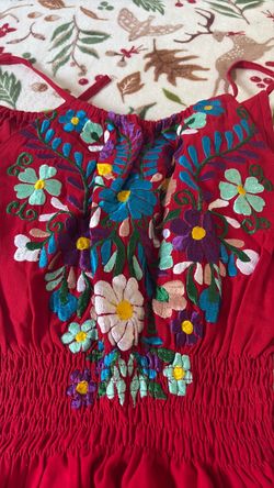 Beautiful hand made dress from Mexico