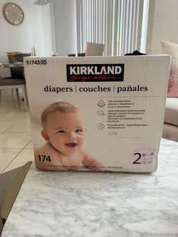Kirkland Signature Diapers Size 2 – 174 Count $40