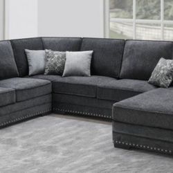 Dark Gray Sectional 