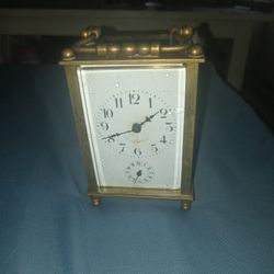 Antique French Alarm Clock
