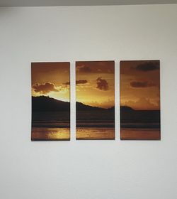 Sunset canvas