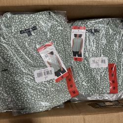 🔴 Adrianna Papell Sleeveless Tops M | Green Pattern | Bulk Lot Available 🔴