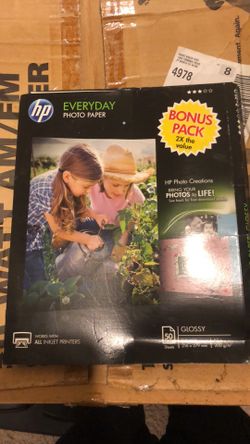 HP everyday photo paper 50 sheets glossy