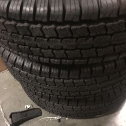 1x ST trailer tire 175x80-13 brand new with rim 5 lugs x4.5 price firm no bargain