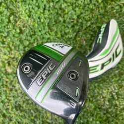 Used Callaway Epic Max  3 Fairway Wood/HZRDUS Smoke 6.0 /Stiff Flex/70g/💰 $89 Ck my other golf listings