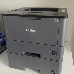 Brother Dual Tray Laser Printer HL-L5200DWT and other printer/notary supplies