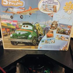 Disney Pixar Cars 5 Wood Puzzle Set