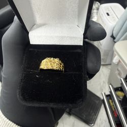 10k Nugget Ring 