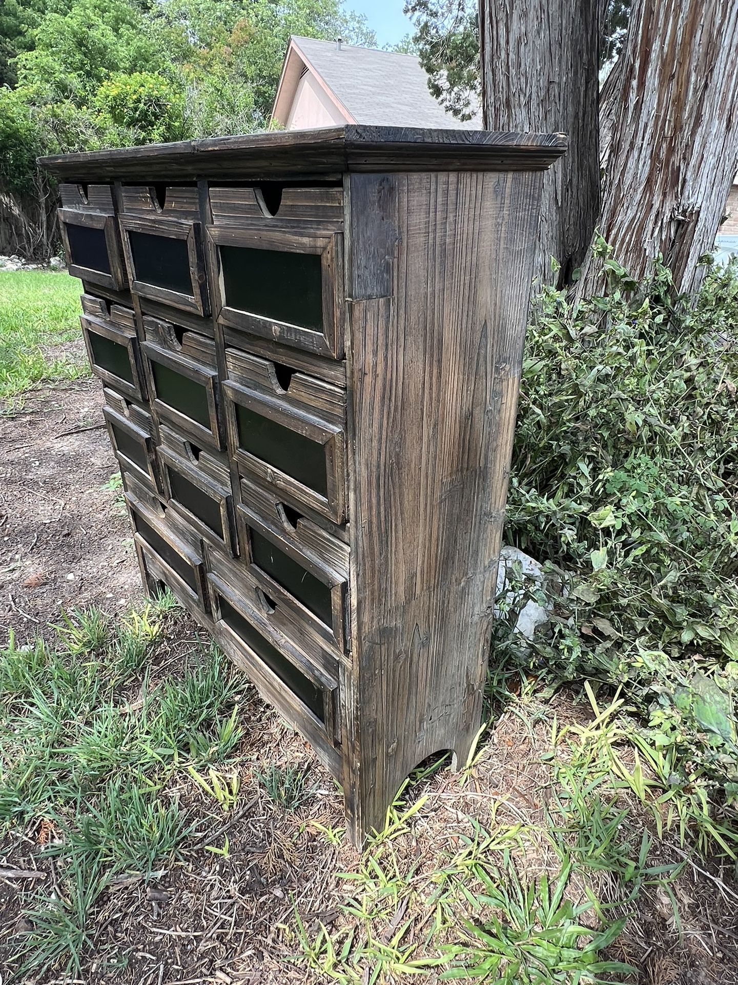 Wooden Organizing Dresser