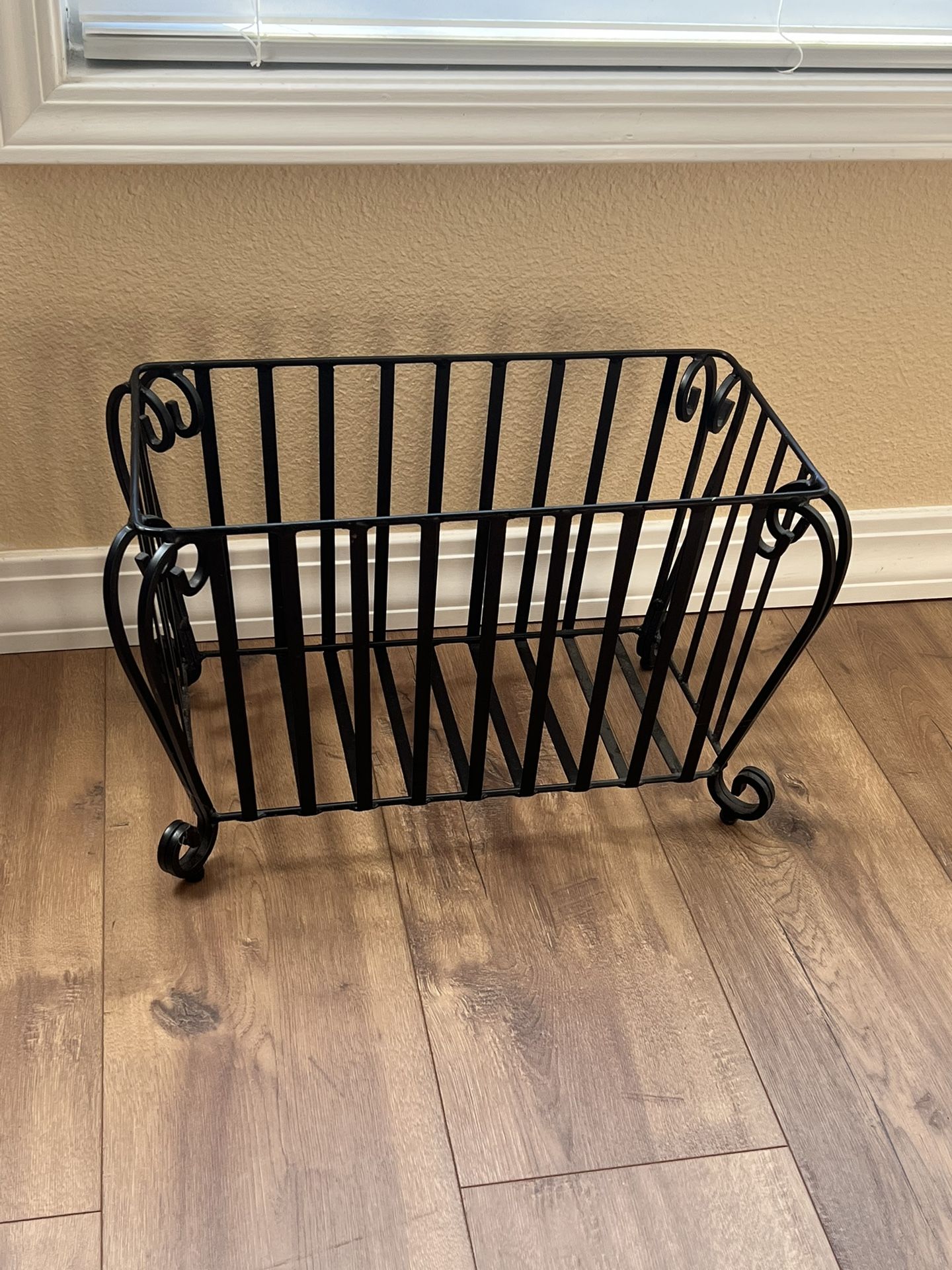 Wrought Iron Magazine Holder