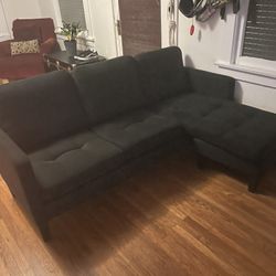 Videlle 73.8" Wide Reversible Sofa & Chaise with Ottoman