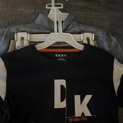 New , DKNY 3 Piece Set , Color Khaki ,  Size : 6 (Boy)