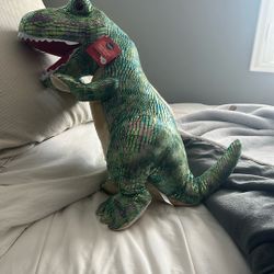 Large Metallic Dino plush