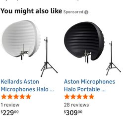 Aston Microphones Halo Portable Microphone Reflection Filter, Black