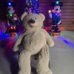 Big Fluffy Teddy Bear Light Brown 