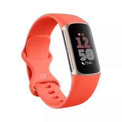 Charge 6 Silicone Fitness Tracker Watch 36mm