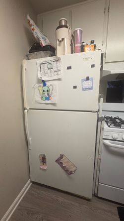 White refrigerator