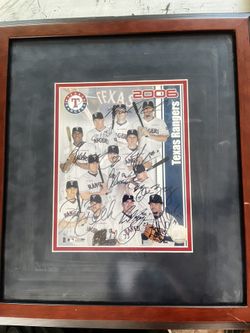 2006 Texas Rangers Autographed Team Players 