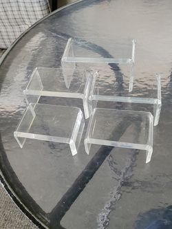 5 Acrylic Risers For Display