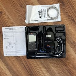 Wireless BBQ Thermometer Set With Extra Bonus 6ft  Replacement Probe 