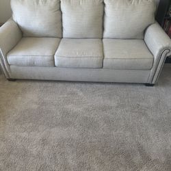 7foot Sofa Bed With Foldable Mattress Topper 