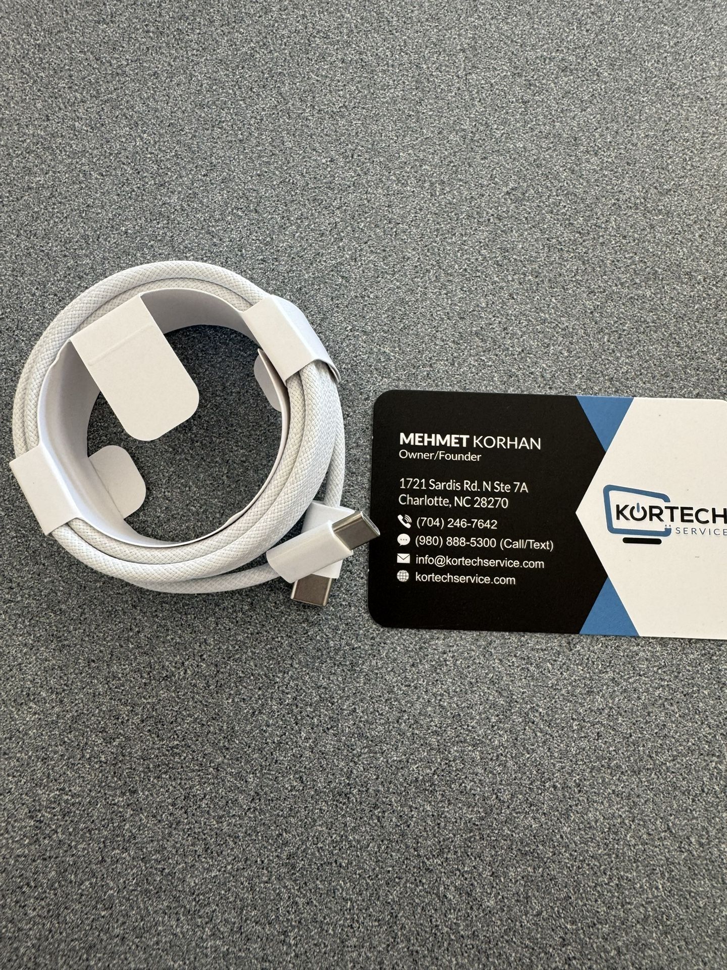 USB C to USB C Original Apple Charger