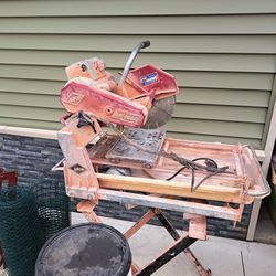 Mk 1080 Brick Saw With Stand