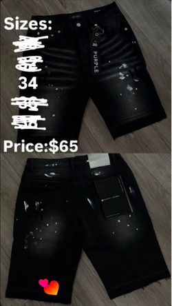 purple brand shorts