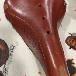 Brooks leather saddle 