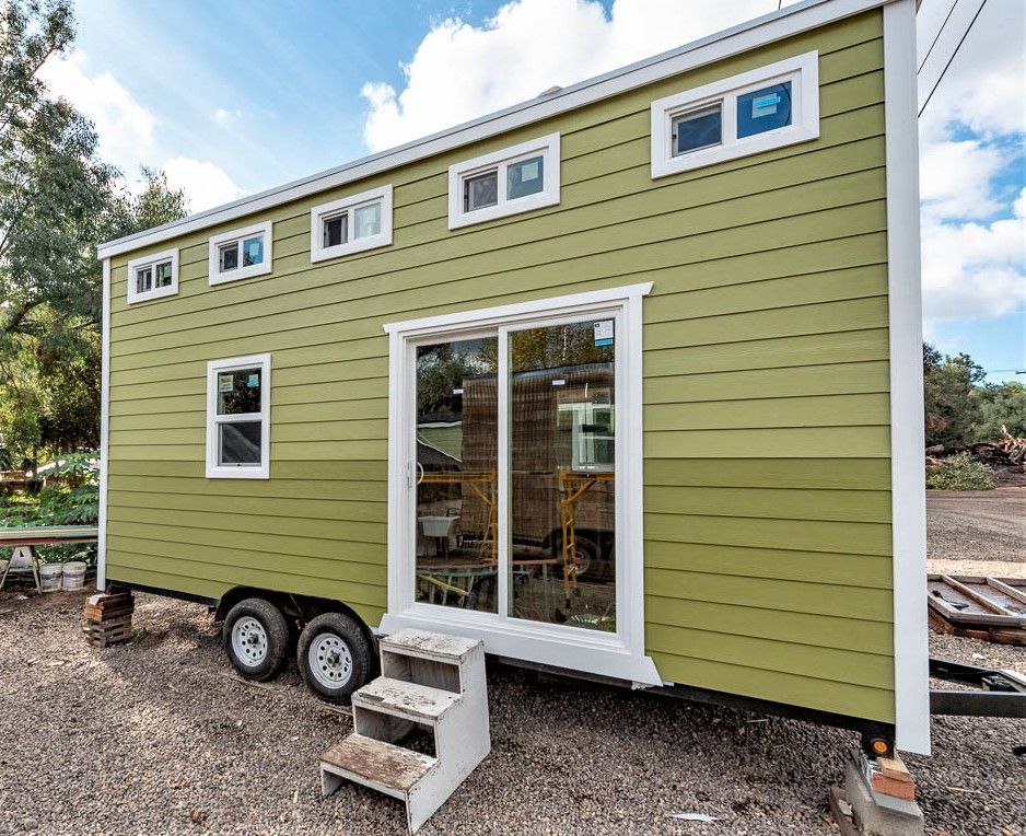 9 x 24 DISCOUNTED TINY HOUSE ADU RV TRAILER INSTANT HOME FULL KITCHEN BATHROOM DUAL LOFTS SLEEPS UPTO 4 PEOPLE