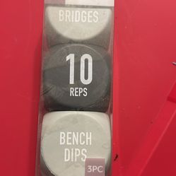 Workout dice set