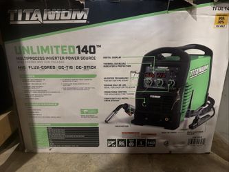 Titanium Unlimited 140 Welder-MIG Flush-Core TIG Stick-120V