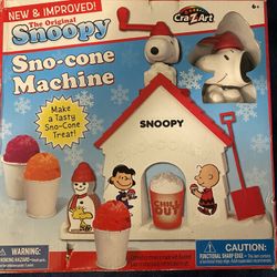 Snoopy Snow Cone Machine