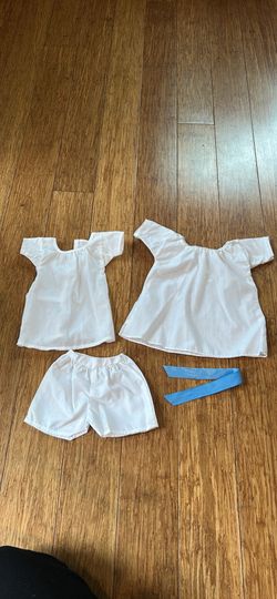 American girl doll undergarments & blue ribbon