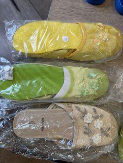 Mesh Slippers (assorted Colors/size) 3 For $10